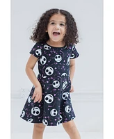 Nightmare Before Christmas Toddler Girls Disney French Terry Skater Dress to (18 Months - 14-16
