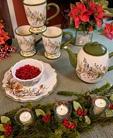 Certified International Winters Forest Teapot
