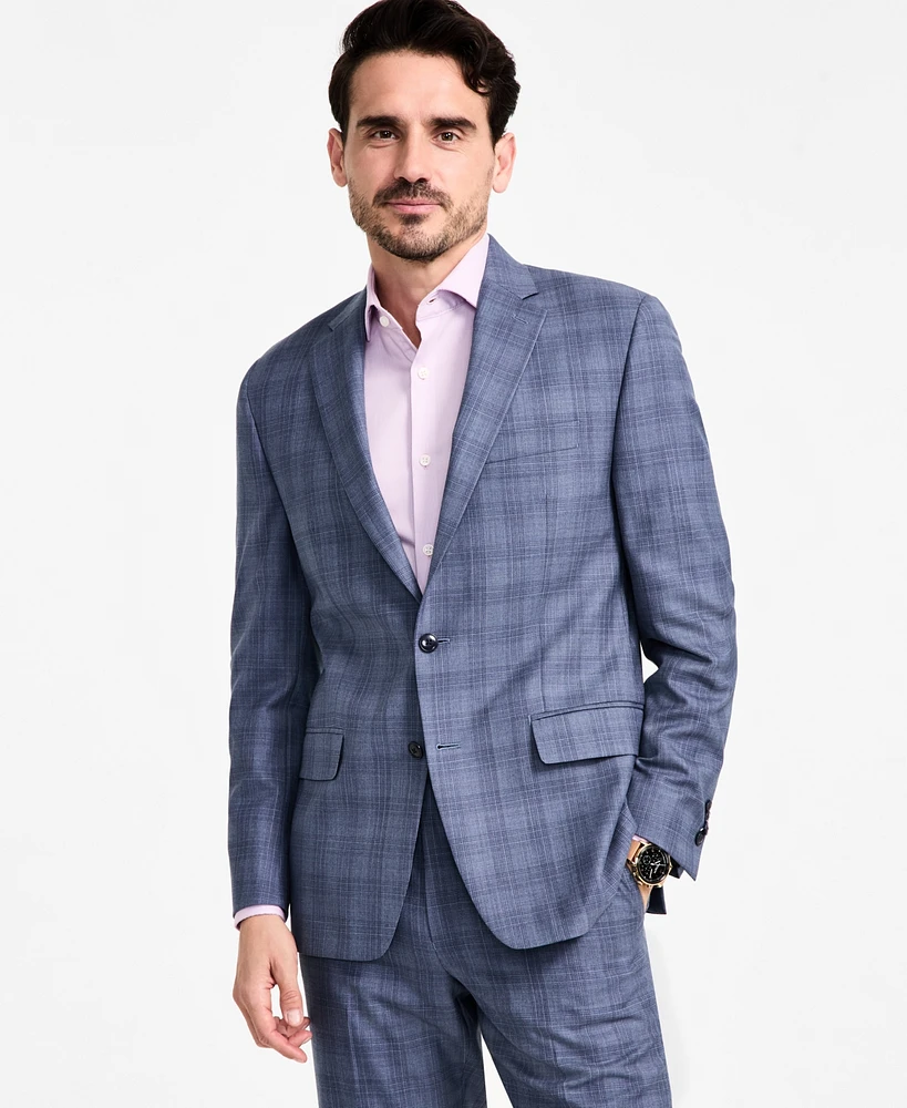 Michael Kors Men's Classic Fit Wool Blend Suit Separates Jacket