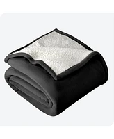 Bare Home Fleece Sherpa Blanket