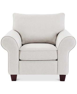 Closeout! Saeville 43" Fabric Chair, Created for Macy's