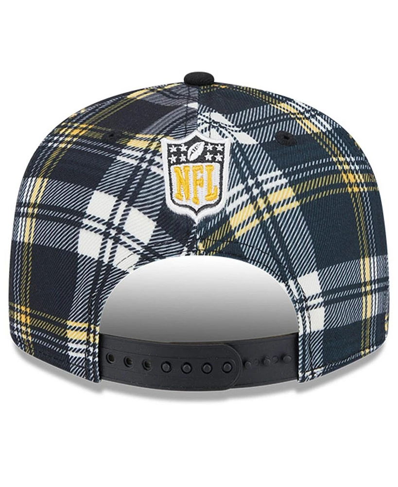 New Era Men's Black Pittsburgh Steelers 2024 Sideline Statement 9FIFTY Snapback Hat