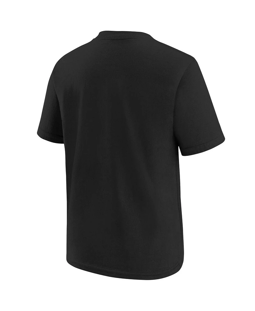 Nike Big Boys and Girls Black Las Vegas Aces Legend Practice Performance T-Shirt