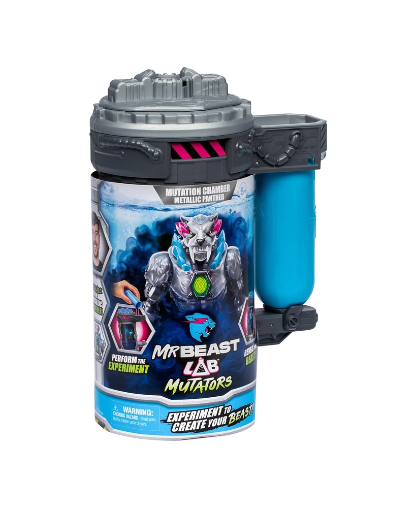 Mr Beast Lab Mutators Metallic Panther Action Figure