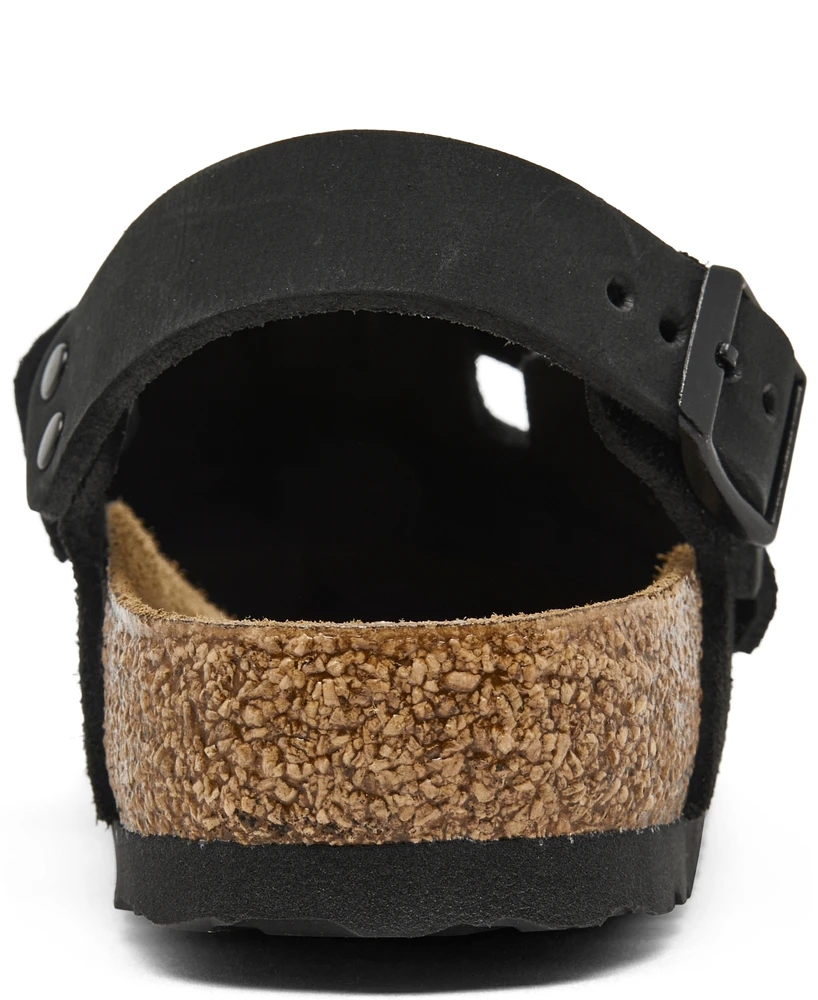 Birkenstock Women's Tokio Birkibuc Clogs from Finish Line