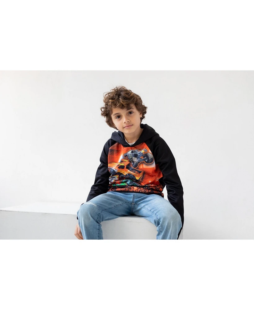 Monster Jam Little Boys Fleece Pullover Hoodie