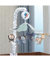 Lambs & Ivy Jungle Friends Musical Baby Crib Mobile Animals Soother Toy