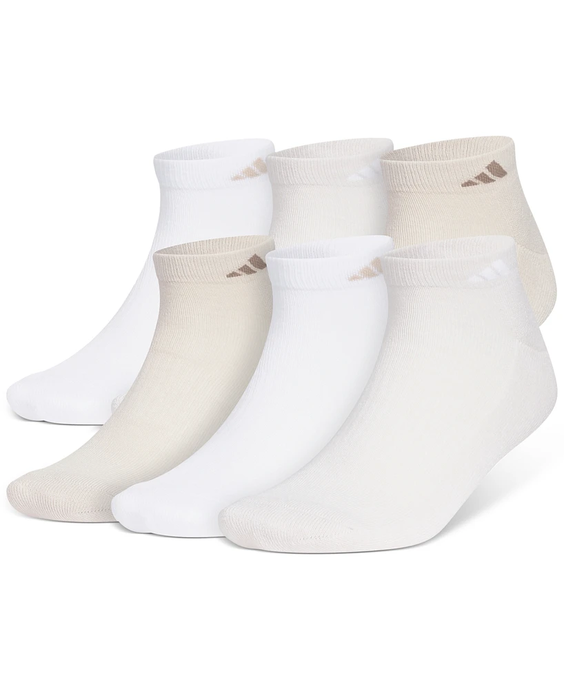 adidas Men's Cushioned Athletic 6-Pack Low Cut Socks