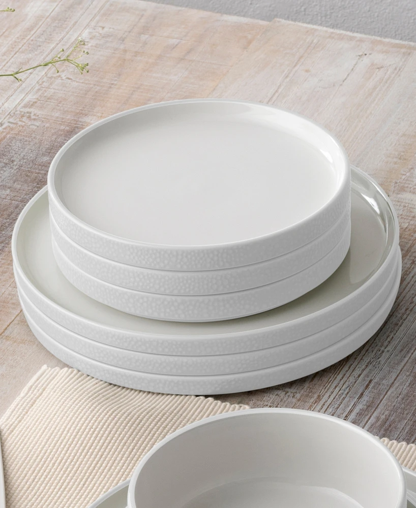 Noritake Colortex Stone Stax Dinner Plates, Set of 4