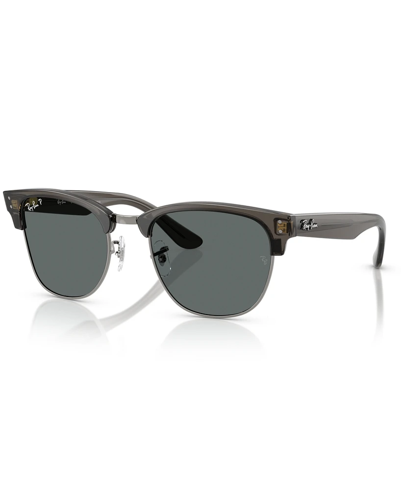 Ray-Ban Unisex Clubmaster Reverse Polarized Sunglasses, RBR0504S