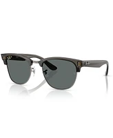 Ray-Ban Unisex Clubmaster Reverse Polarized Sunglasses, RBR0504S
