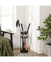 Steel Umbrella Stand for Indoor and Outdoor Use with Stable, Rust-Resistant Design