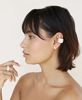 Ettika Crystal Statement Chunky Cuff Earrings