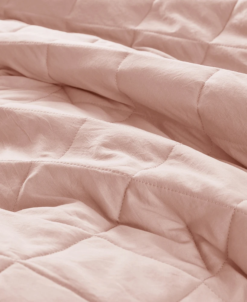 510 Design Phoebe Diamond Quilted Ruffle Edge 3-Pc. Comforter Set