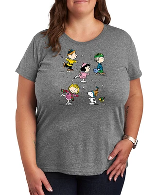 Hybrid Apparel Plus Peanuts Skating Graphic T-shirt