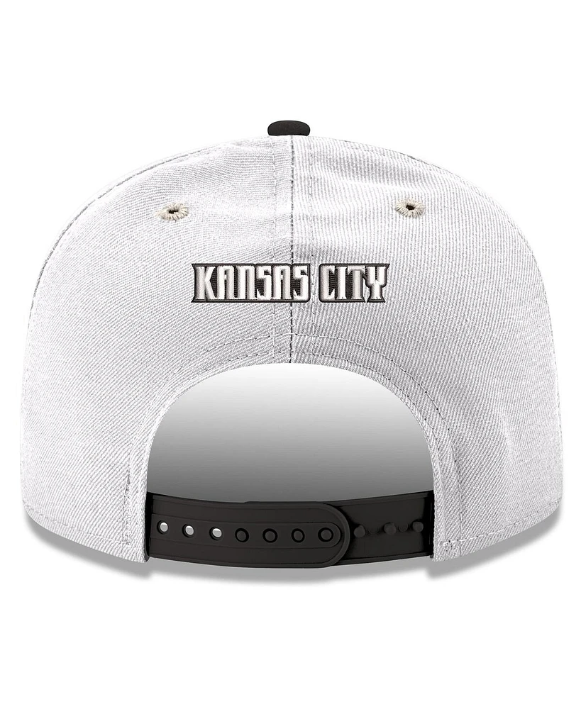 New Era Men's White Sporting Kansas City 2024 Jersey Hook 9FIFTY Snapback Hat