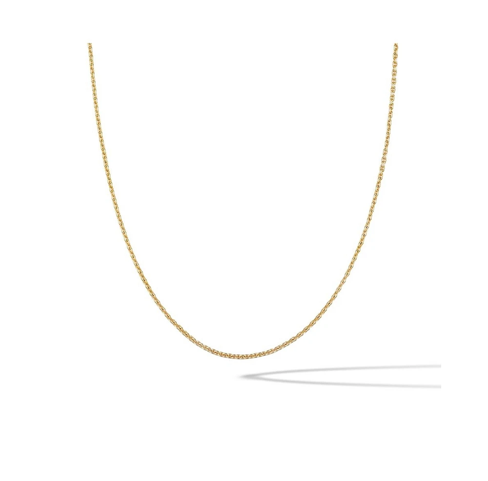 Vincero Women's Rolo Chain Necklace in 14k Gold-Plated Sterling Silver with Extender