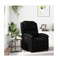 vidaXL Recliner Chair Black Faux Leather