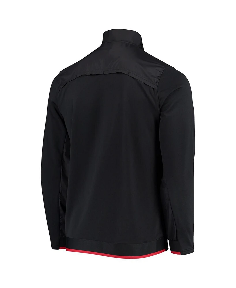 Under Armour Men's Black Texas Tech Red Raiders 2021 Sideline Command Full-Zip Jacket