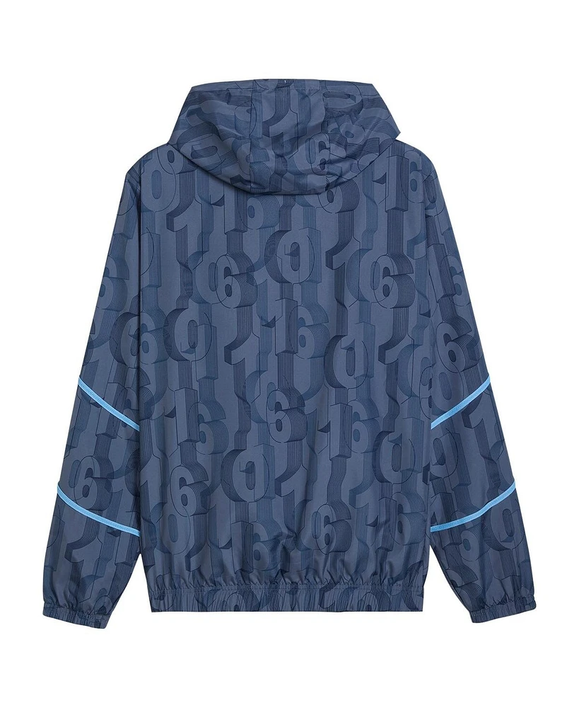 Puma Men's Navy Manchester City 2024/25 Pre-Match Anthem dryCELL Full-Zip Hoodie Jacket