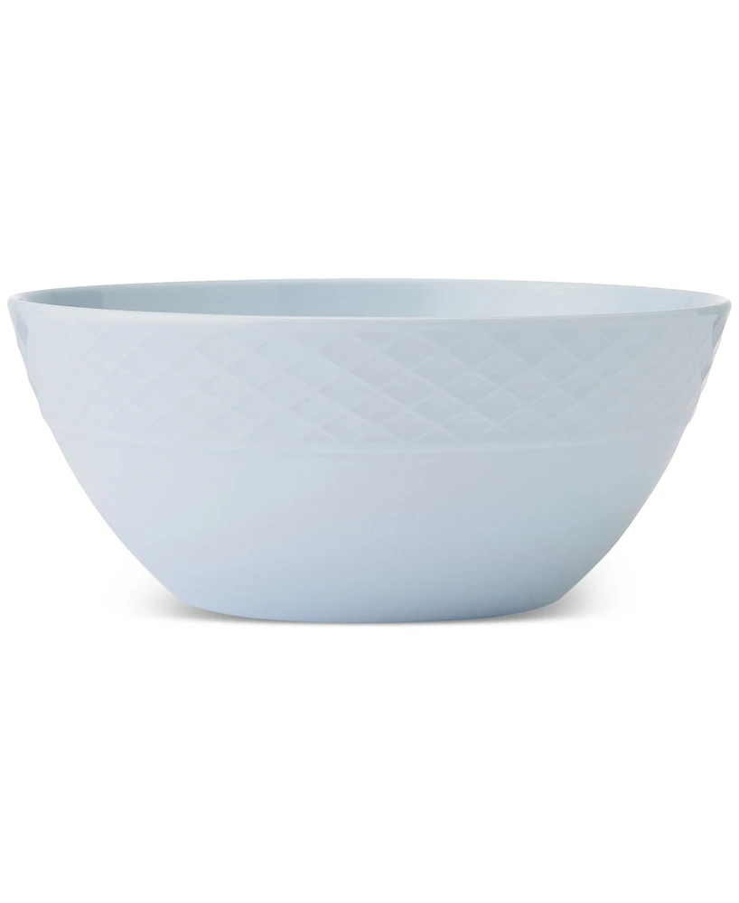 Mikasa Trellis Misty Blue 12 Pc. Dinnerware Set, Service for 4