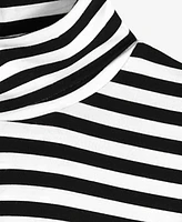 On 34th Women's Every Day Stripe Jersey Turtleneck, Created for Macy's