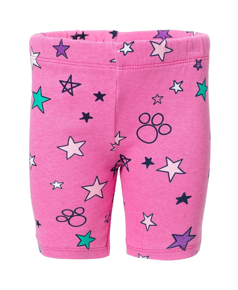 Paw Patrol Girls T-Shirt and Bike Shorts Outfit Set