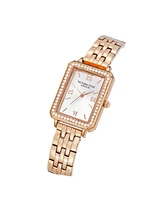 Women's Crystals Stainless Steel Bracelet Watch 22×28mm Westminster Victoria Hyde