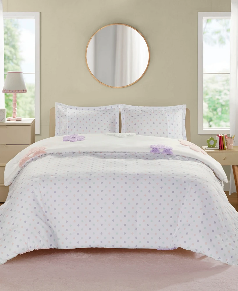 Intelligent Design Gracie Floral Reversible 2-Pc. Duvet Cover Set, Twin