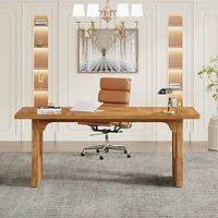 Tribesigns Modern Executive Desk, 70.9" Large Office Computer Desk, Conference Table Meeting Room Table, Simple Workstation Business Furniture fo