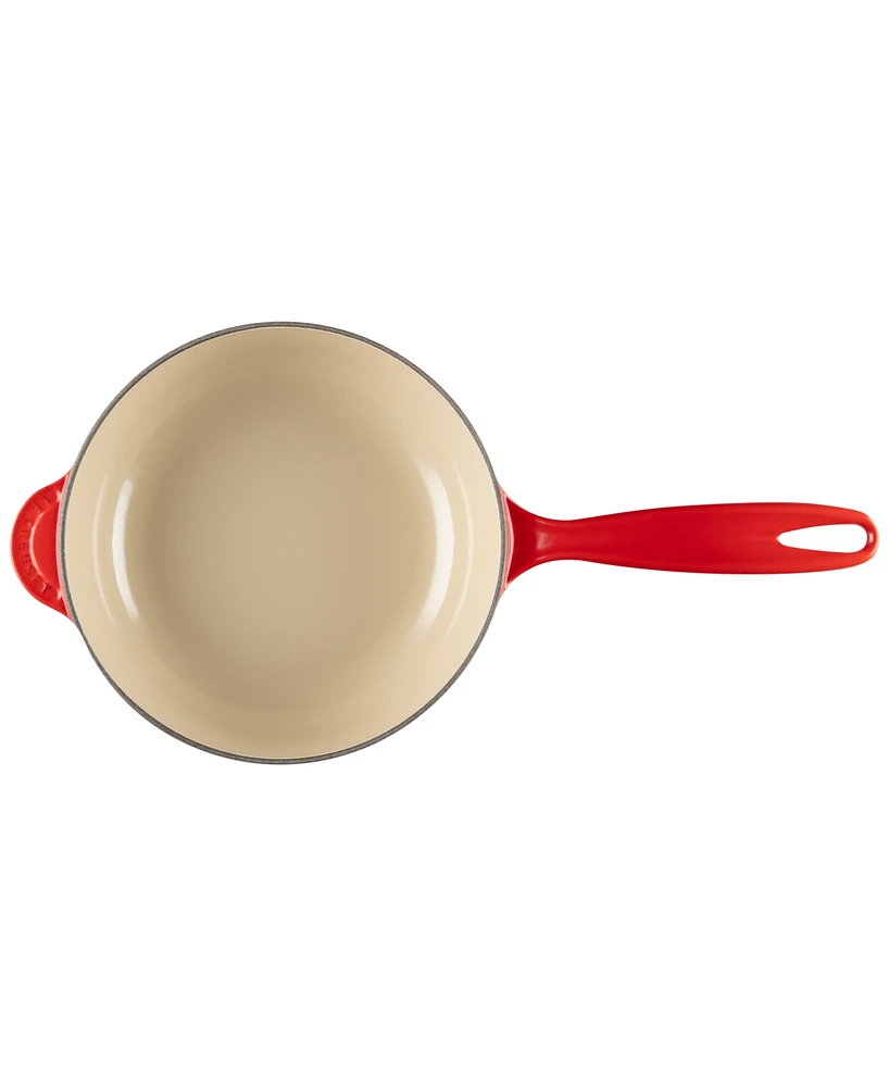 Le Creuset Holly Collection Enameled Cast Iron 2.25-Qt. Traditional Saucier with Lid