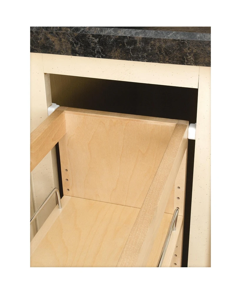 Rev-a-Shelf 5" Pullout Vanity Storage Organizer for Base Cabinets, 448-BC19-5C