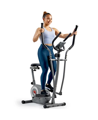 Sunny Health & Fitness Smart Compact Sit and Stand Elliptical