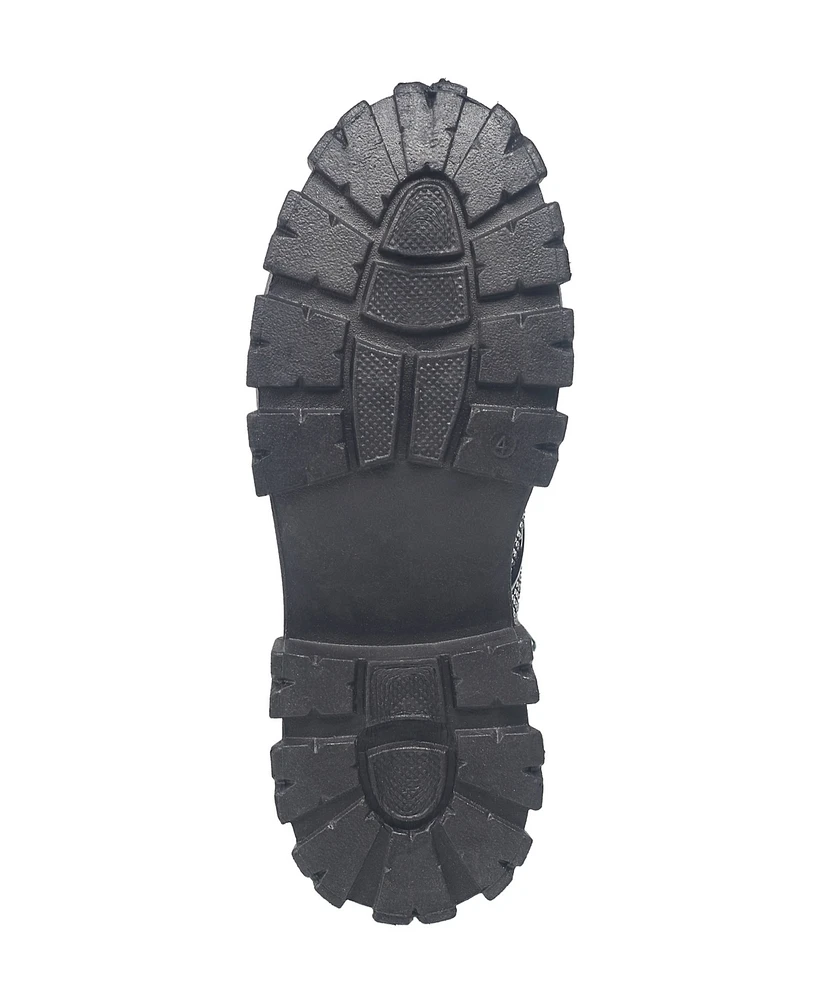 True Religion Women's Gee Rhinestone Combat Boot