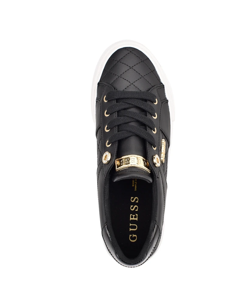 Guess Women's Loven Lace-Up Sneakers