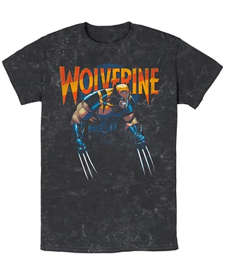Fifth Sun Men's Dark Wolverine Short Sleeve Mineral Wash Tee