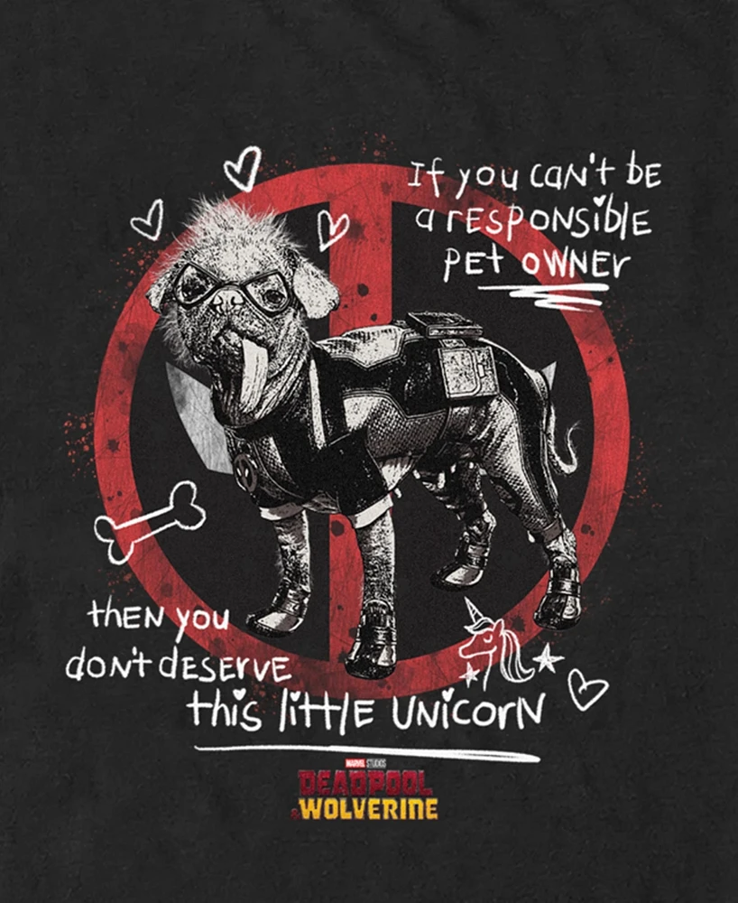Fifth Sun Men's Dont Deserve This Unicorn Short Sleeve T-Shirt