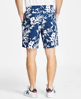 Tommy Hilfiger Men's Harlem Linen 9" Printed Shorts