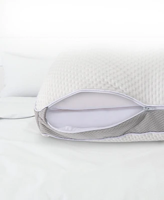 Cheer Collection Dual-Sided Memory Foam Pillow, Standard