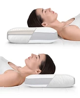 Cheer Collection Dual-Sided Memory Foam Pillow, Standard