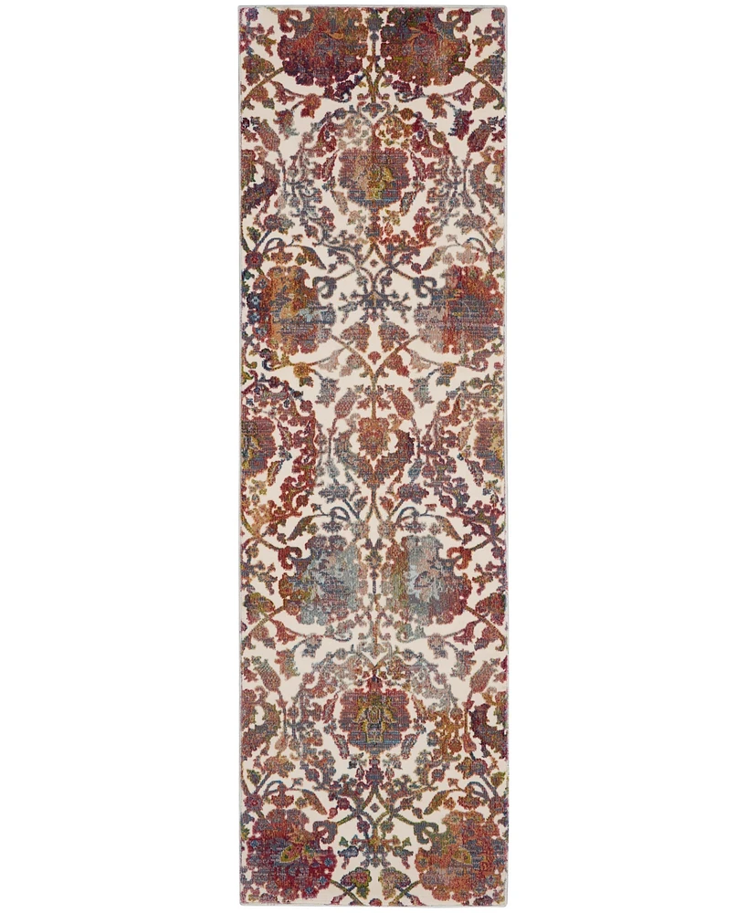 Nourison Home Ankara Global ANR06 2'4"x8' Runner Area Rug