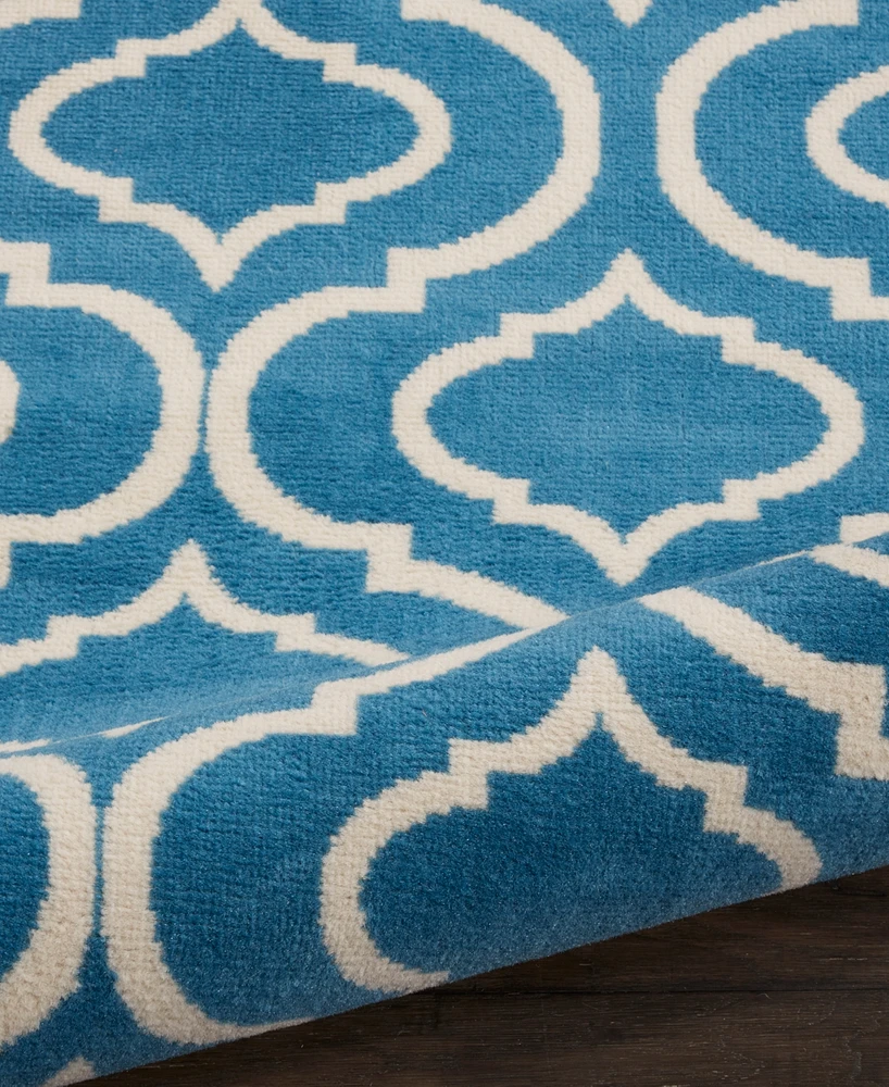Nourison Home Jubilant JUB19 5'3"x5'3" Round Area Rug