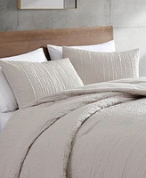 Kenneth Cole New York Serenity Wavy Lines Embossed 2-Pc. Comforter Set
