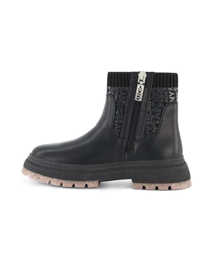 Dkny Little and Big Girls Crissa Stretch Lug Boot