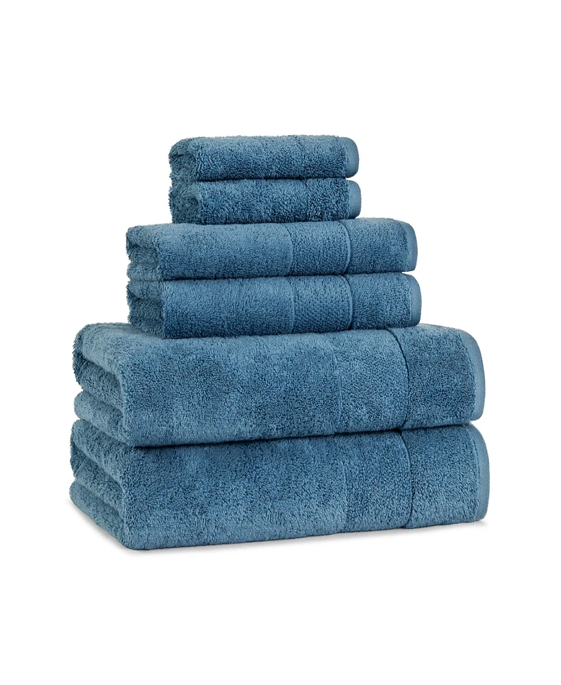 Aston and Arden Luxury Solid 6-Piece Bath Towel Set, 600 Gsm, Soft 100% Turkish Cotton Bathroom Towels, Made in Turkey, 2 Bath Towels, 2 Hand Towels,