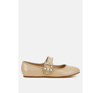 Upstage Brooch Mary Jane Sandals