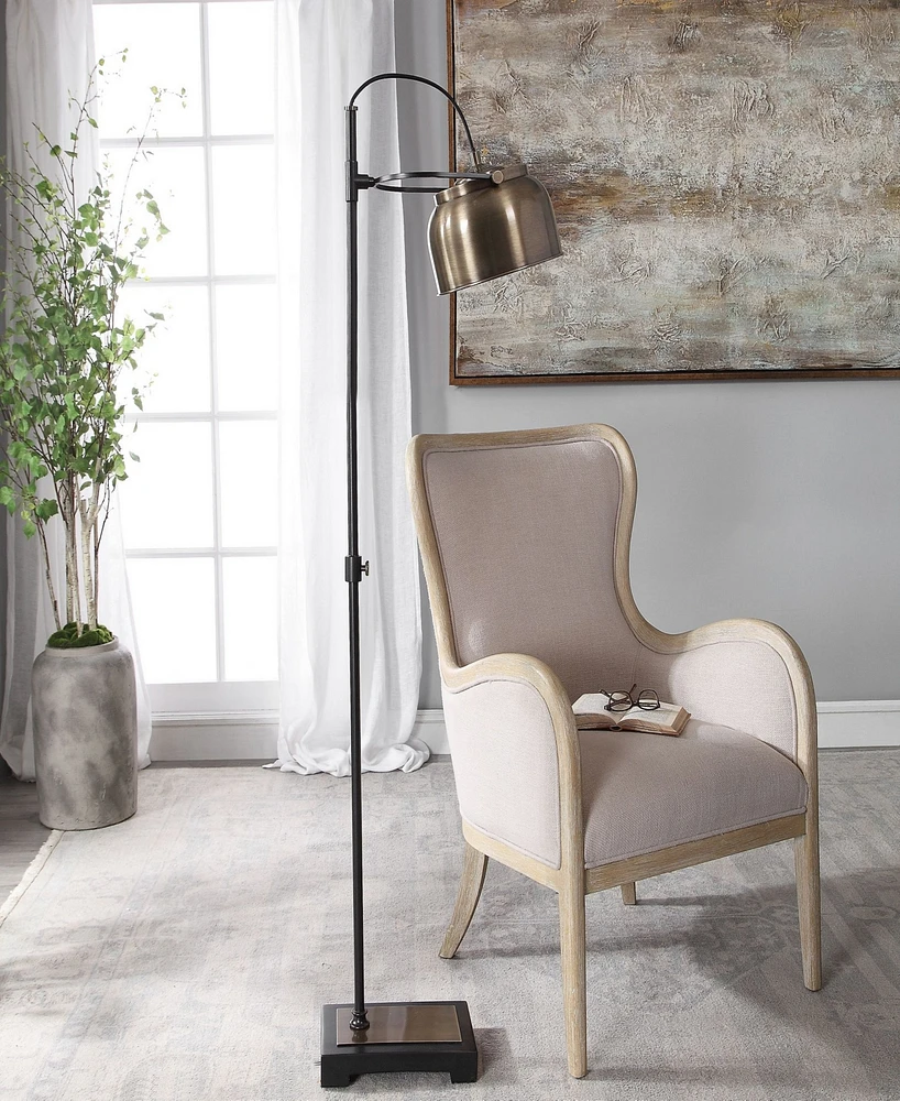 Uttermost 62" Metal Bessemer Industrial Floor Lamp