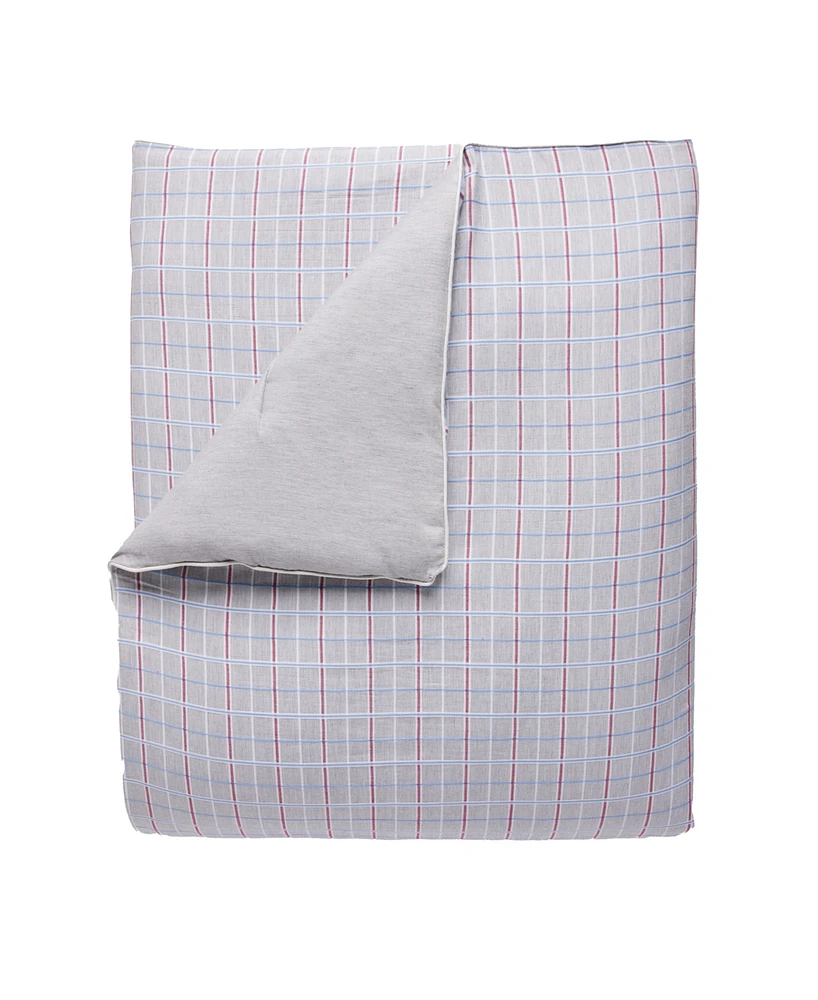 Lacoste Home Racquet Check 3-Pc. Comforter Set
