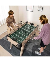 54" Foosball Table with 2 Balls & 26 Players 2 Bead Style Scorers for Game Rooms