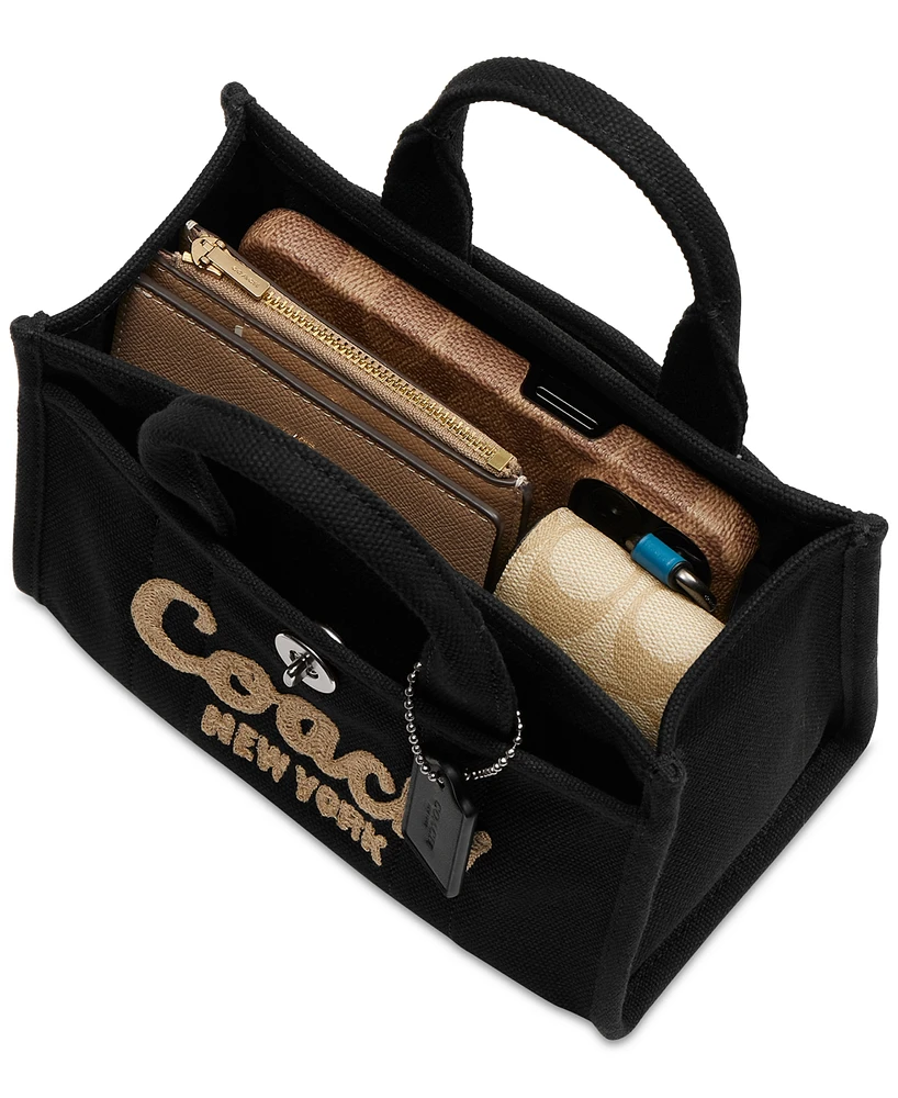 Coach Canvas Mini Cargo Tote 20